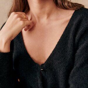 Sézane | Barry Cardigan | Black | Size S